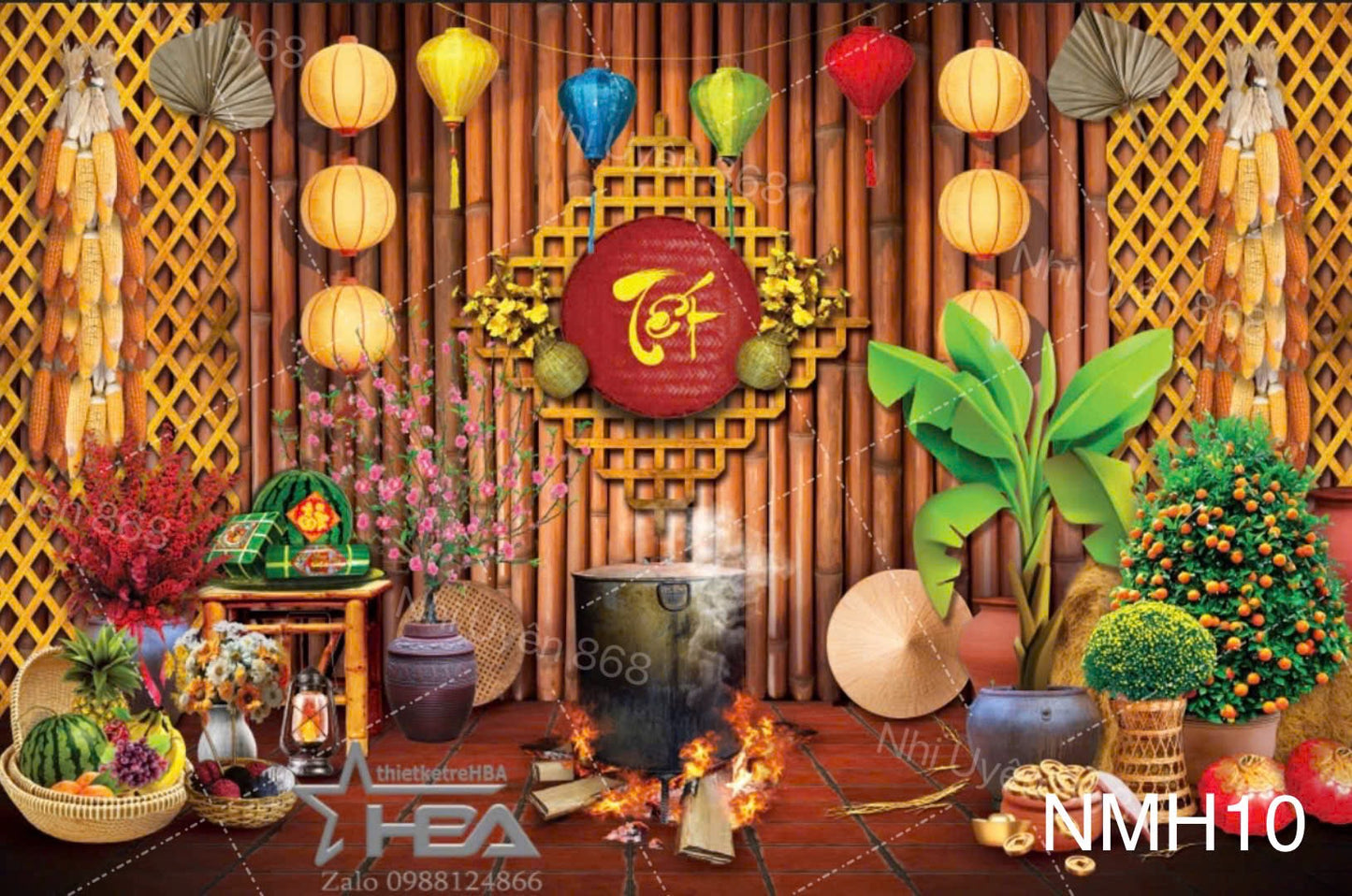 Phông nền NMH10 ( 2 size)