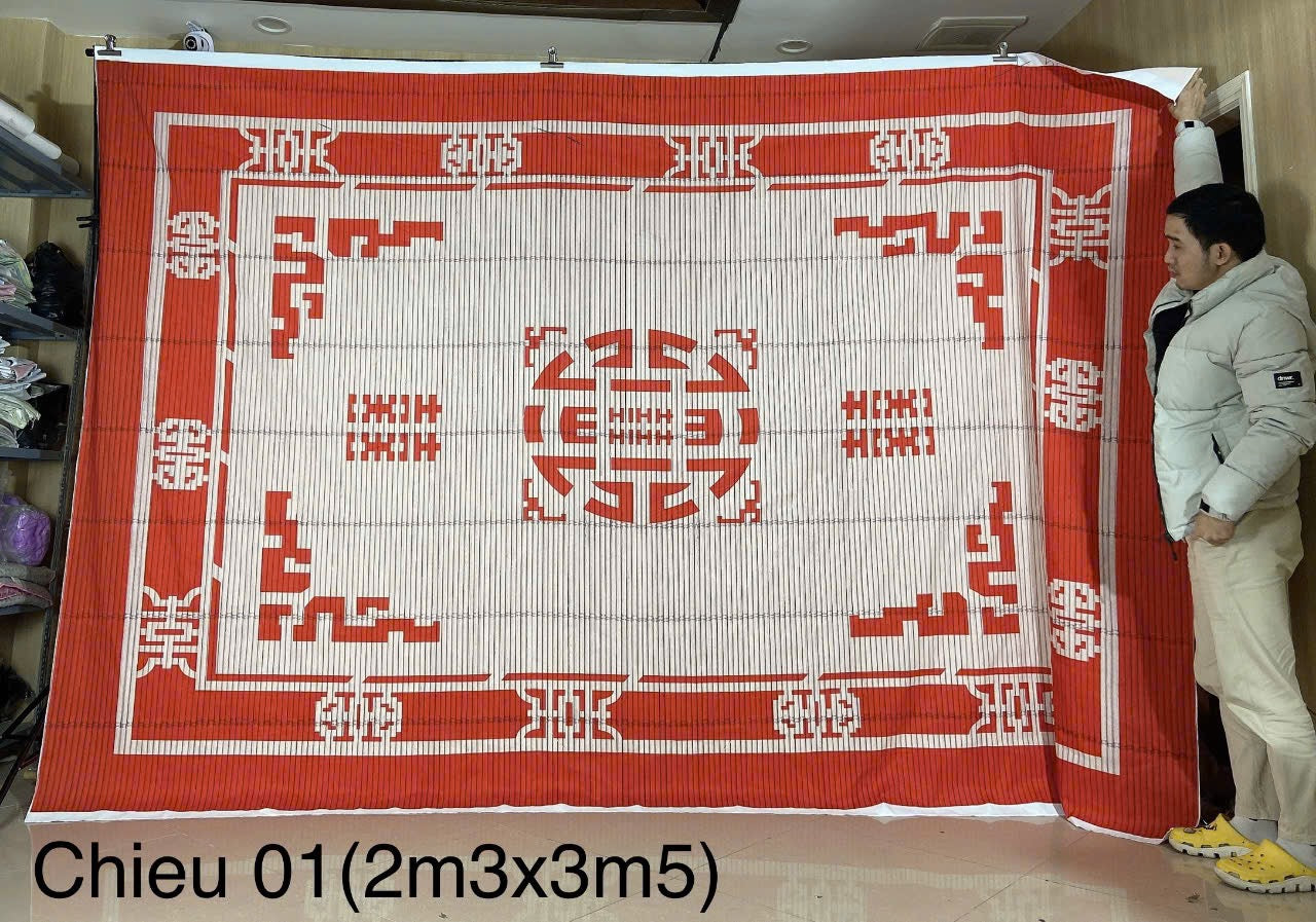 Chiếu vải trải sàn chụp hình