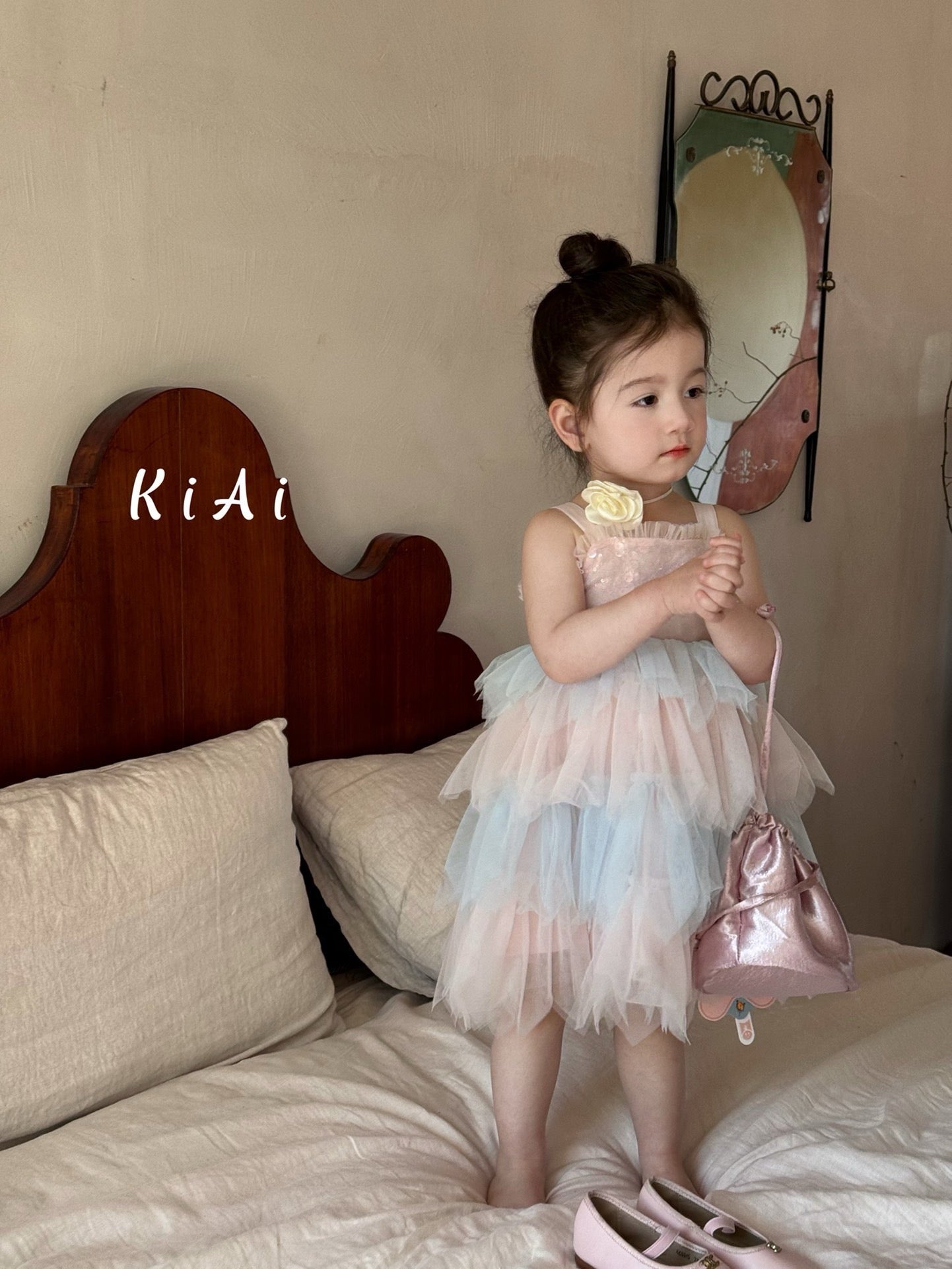 PASTEL RAINBOW PRINCESS DRESS