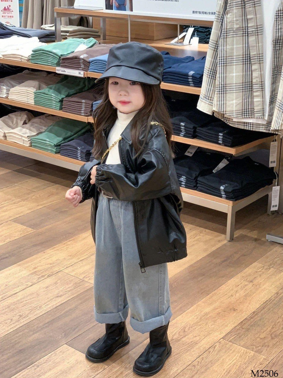 LEATHER HAT ( 2-6Y)