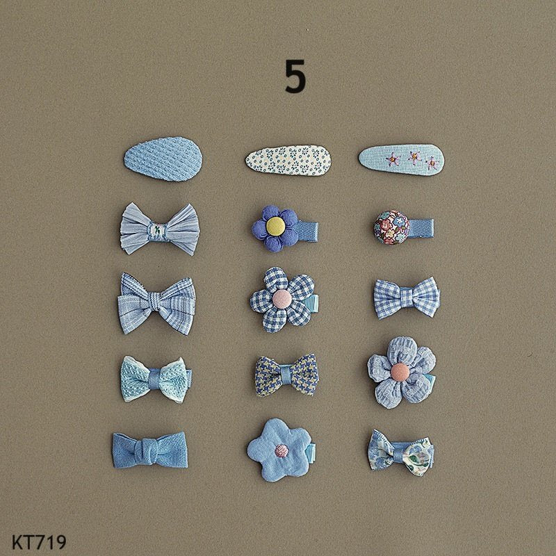 SET OF 15 HAIR CLIPS