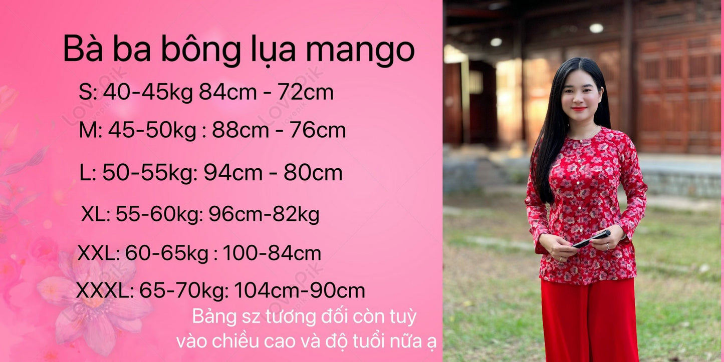 Bà Ba Lụa Mango - Cam