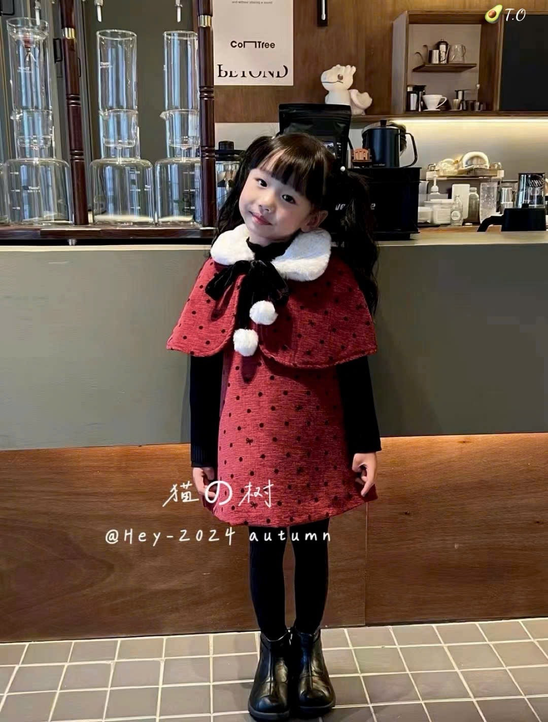 SET OF 3 RED DOT DRESS SET