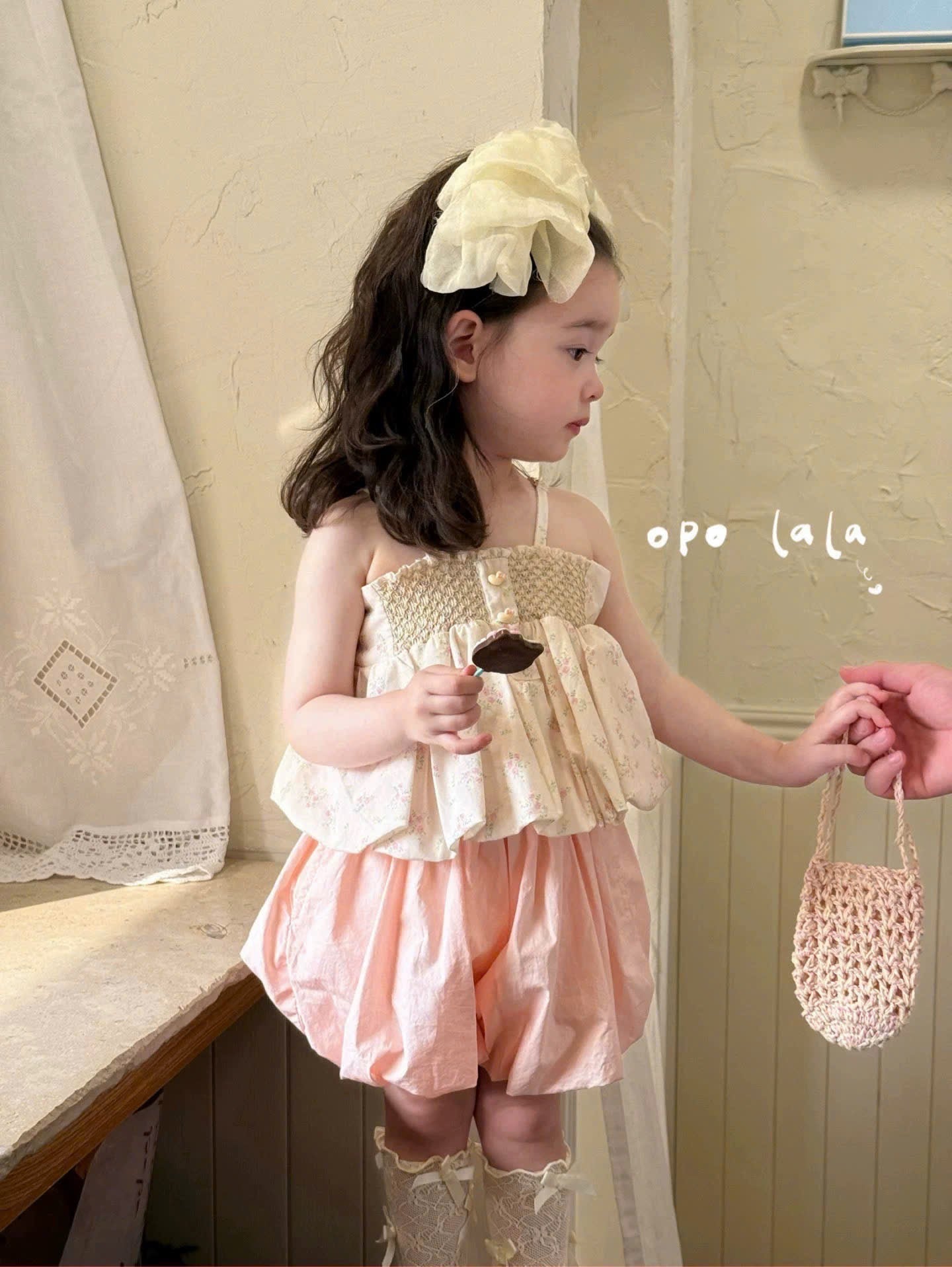 FLORALTOP WITH PINK SHORT SET