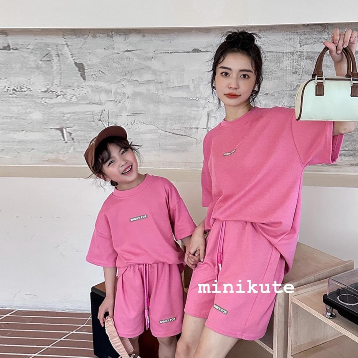 PINK TOP AND SHORT MATCHING SET