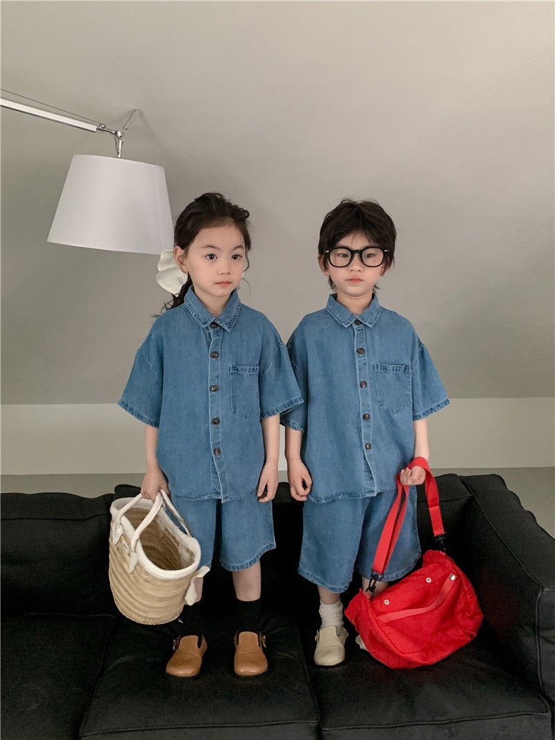 DENIM MATCHING SET