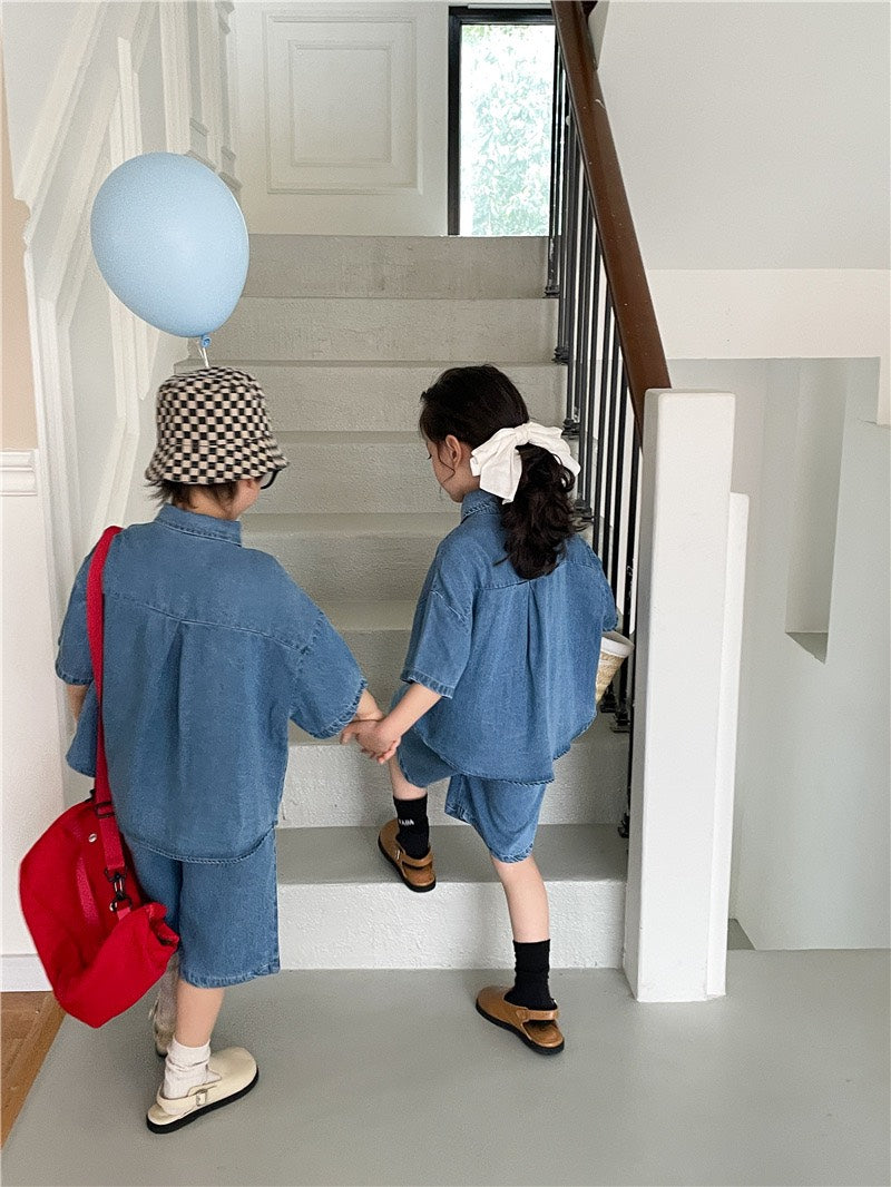 DENIM MATCHING SET