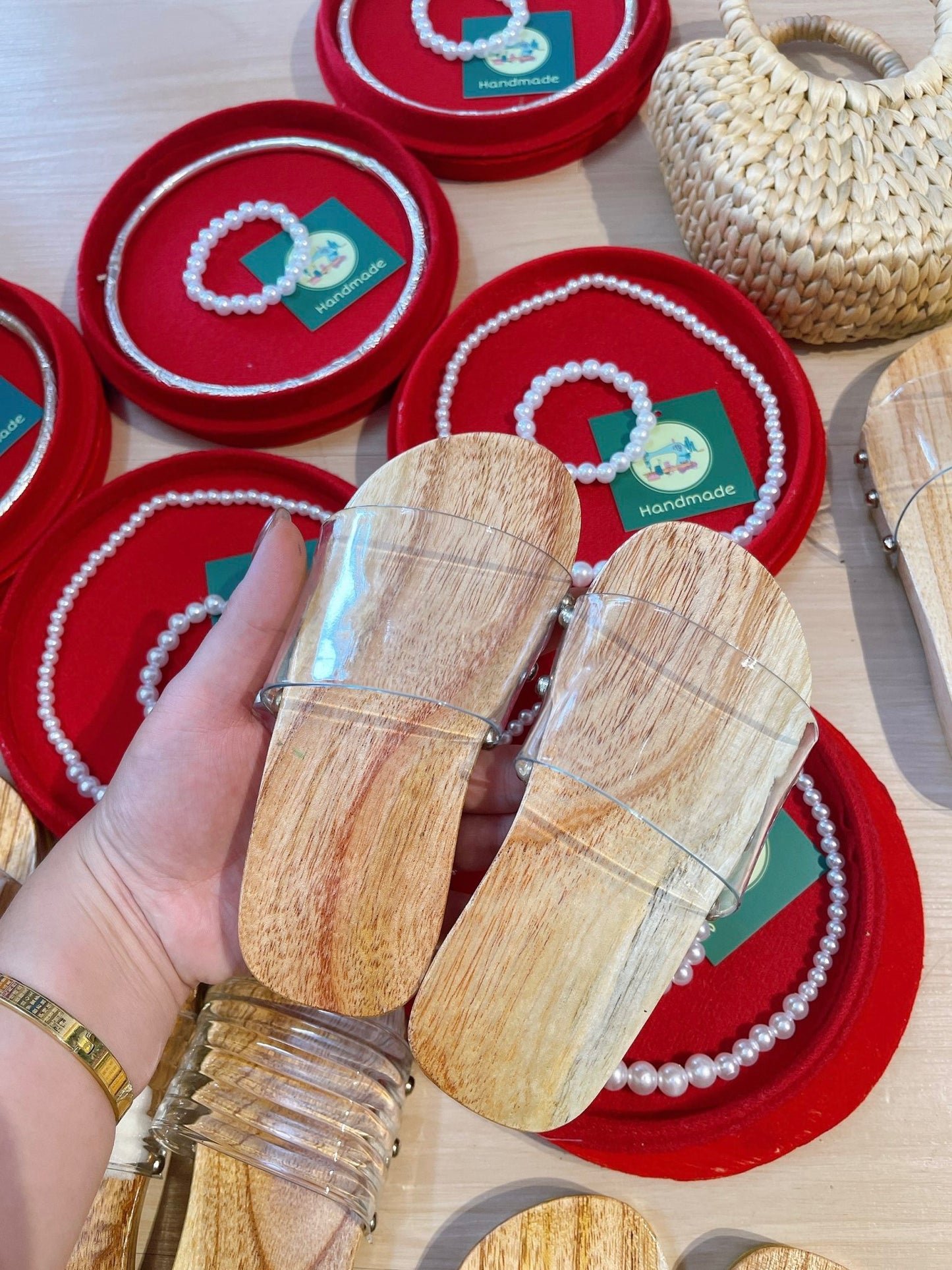 Guốc Gỗ Quai Trong Cho Bé