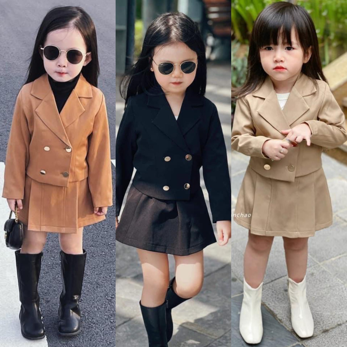 BLAZER AND SKIRT SET