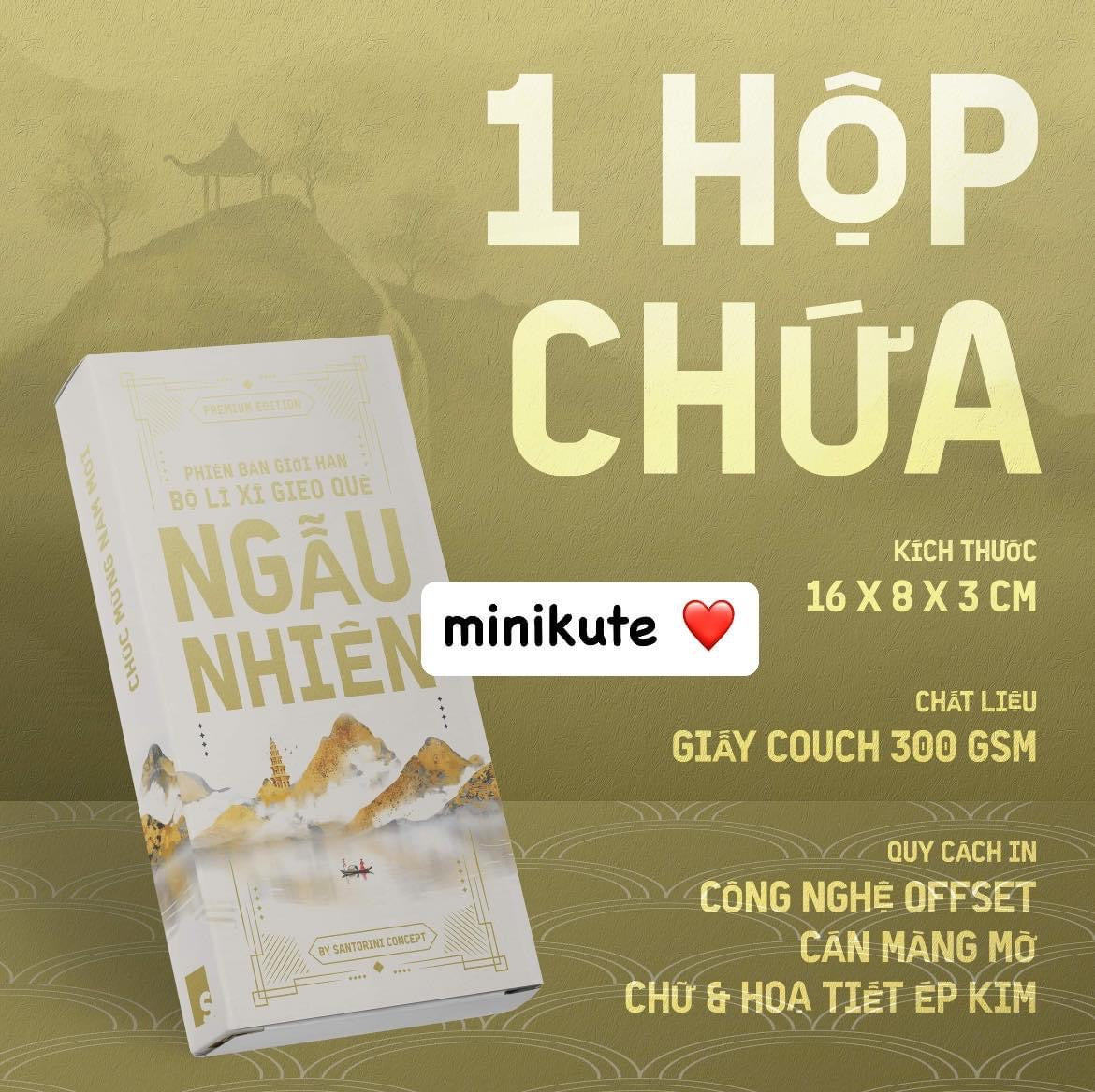 Hộp Lì Xì Gieo Quẻ