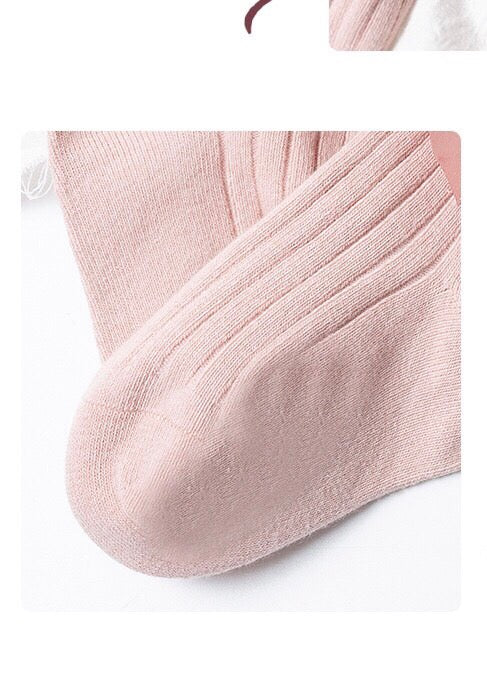 BOW COTTON PANTYHOSE