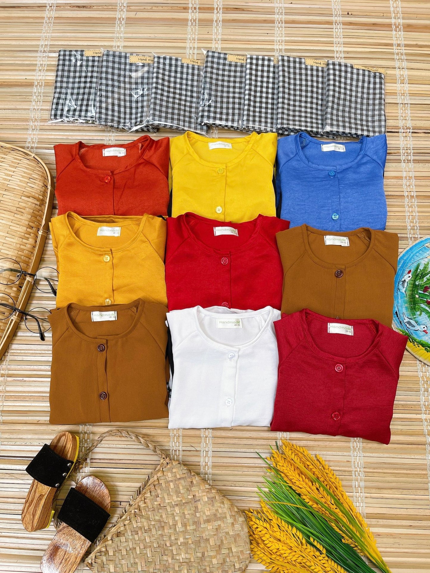 Bà Ba Bé Trai - Xanh Trắng