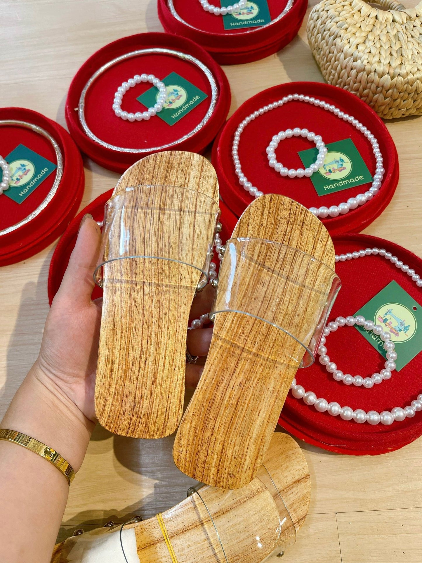 Guốc Gỗ Quai Trong Cho Bé