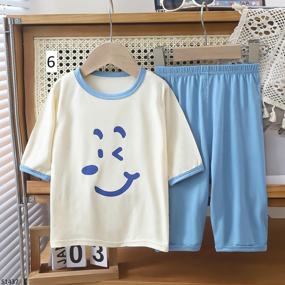 SMILE COLD COTTON PJ SET