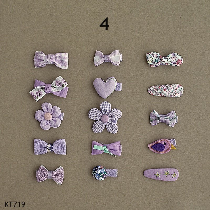 SET OF 15 HAIR CLIPS