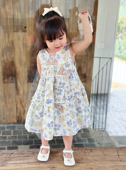 PURPLE BEAR DRESS