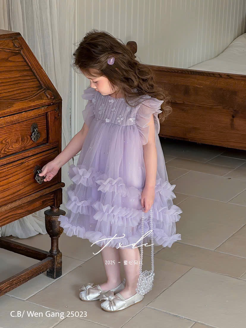 PURPLE PRINECESS DRESS