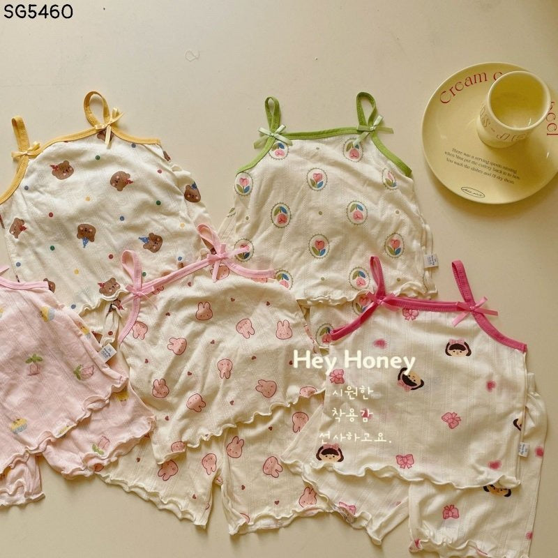 SOFT COTTON PJ TOP & SHORTS