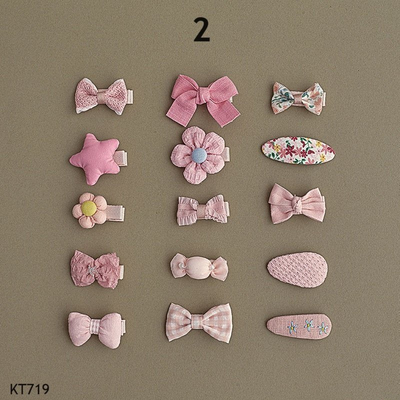 SET OF 15 HAIR CLIPS