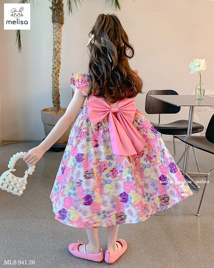 PINK FLORAL SUMMER DRESS