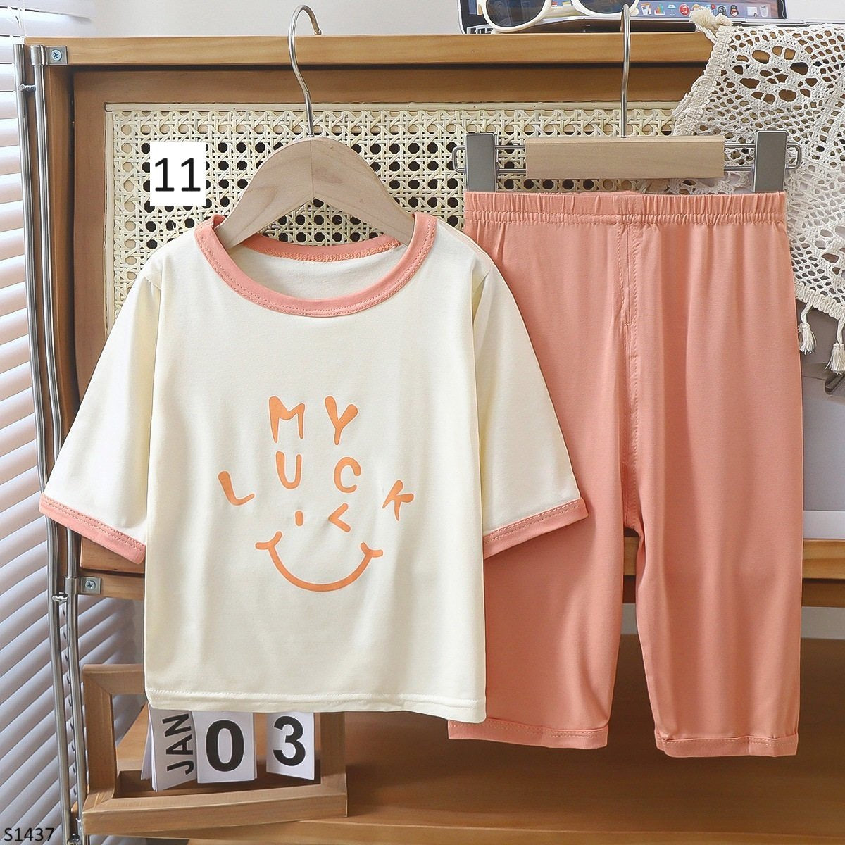 SMILE COLD COTTON PJ SET