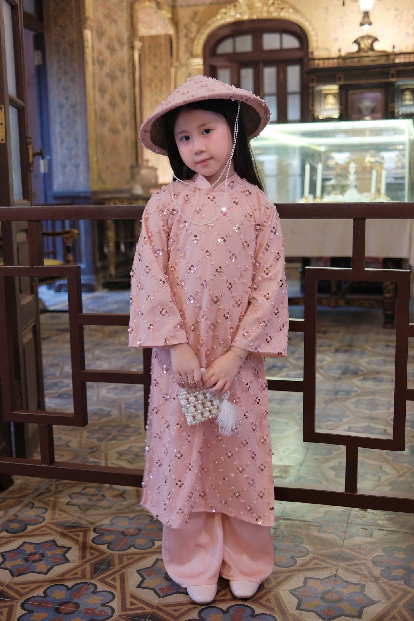 Áo Dài Mẹ Bé Ánh Linh