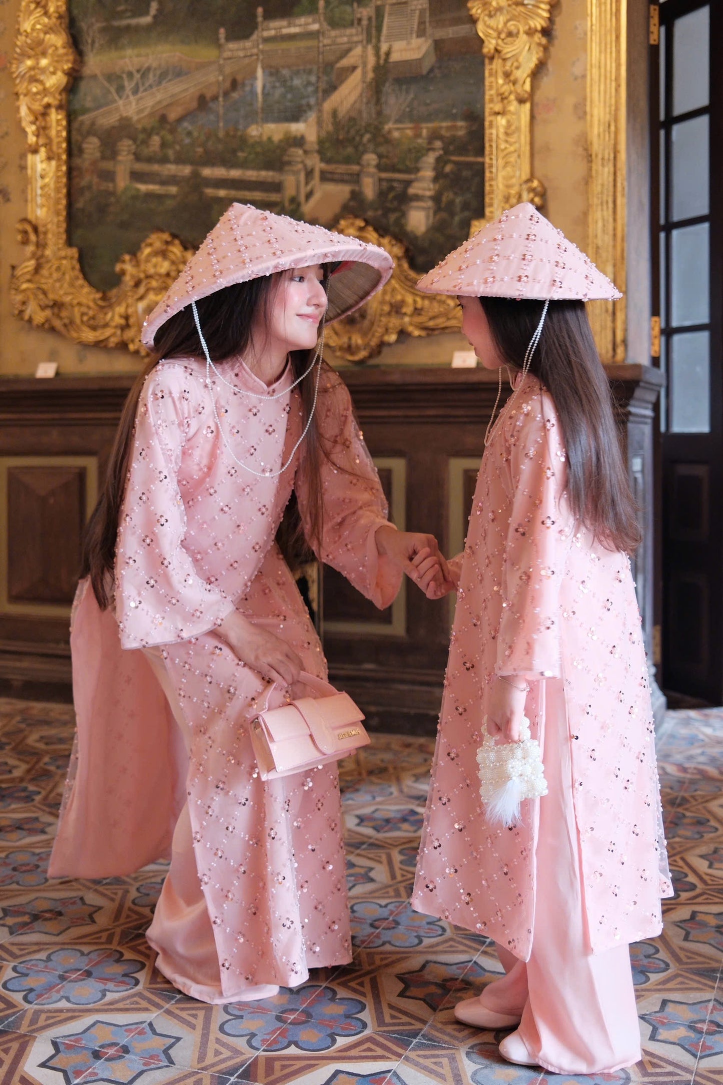 Áo Dài Mẹ Bé Ánh Linh