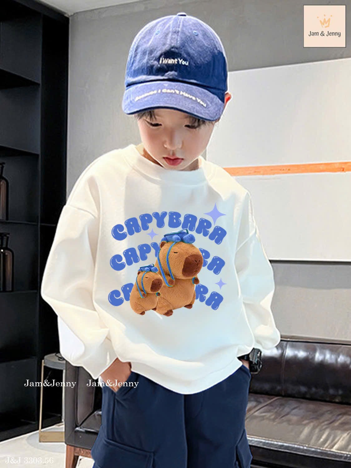 BULE CABYBARA BOY SET