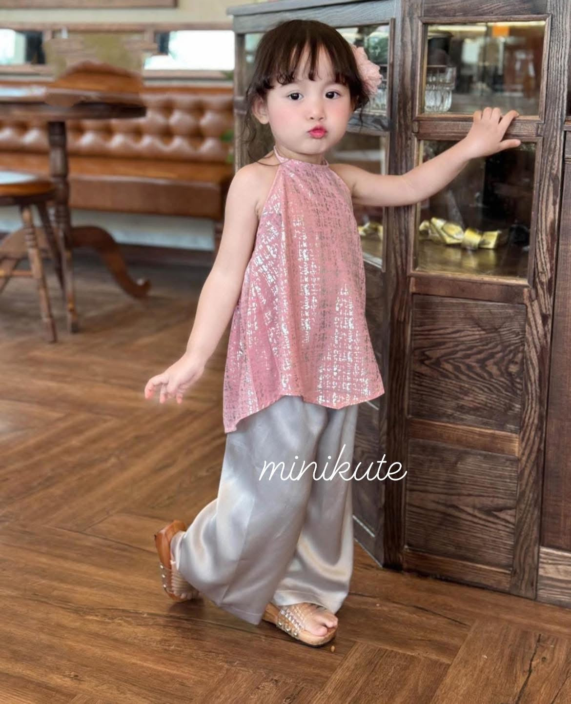 Set yếm và quần cho bé - AQ02