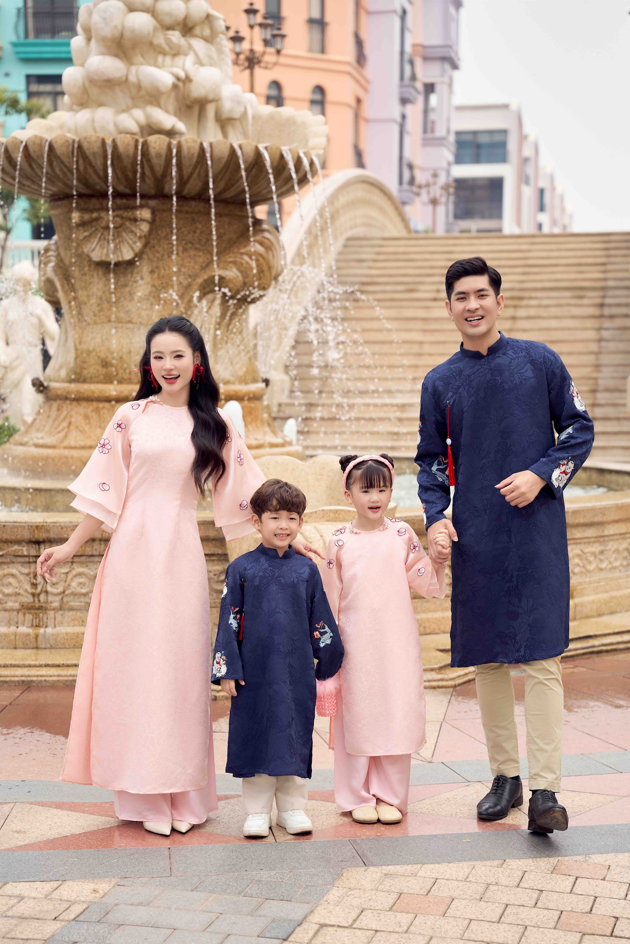 Áo Dài Gia Đình An Khang - M01