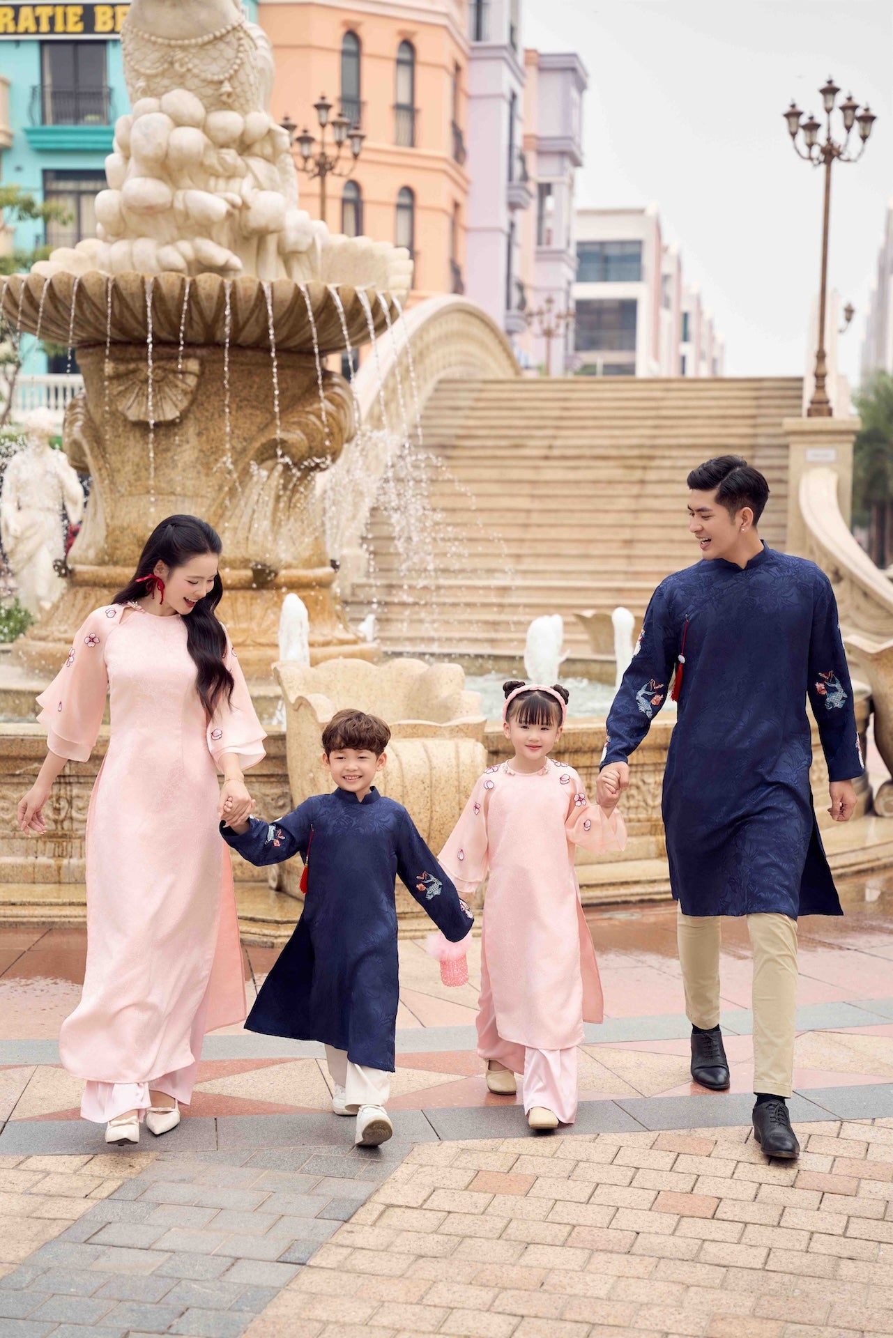 Áo Dài Gia Đình An Khang - M01