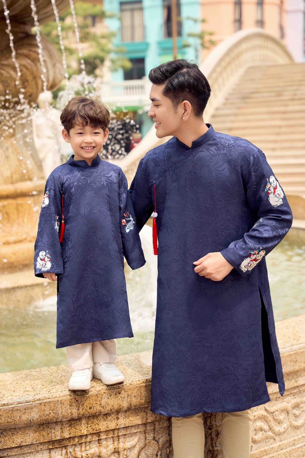 Áo Dài Gia Đình An Khang - M01