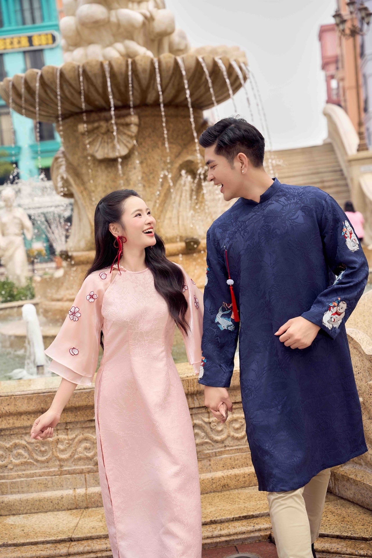 Áo Dài Gia Đình An Khang - M01