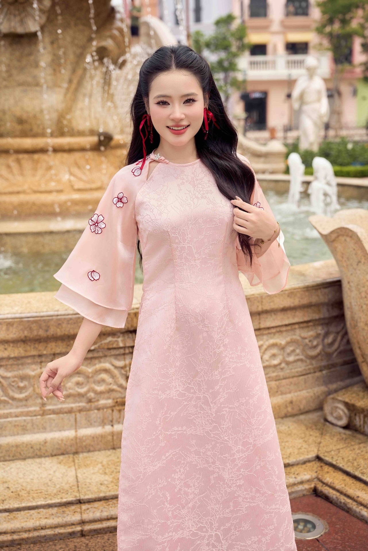 Áo Dài Gia Đình An Khang - M01