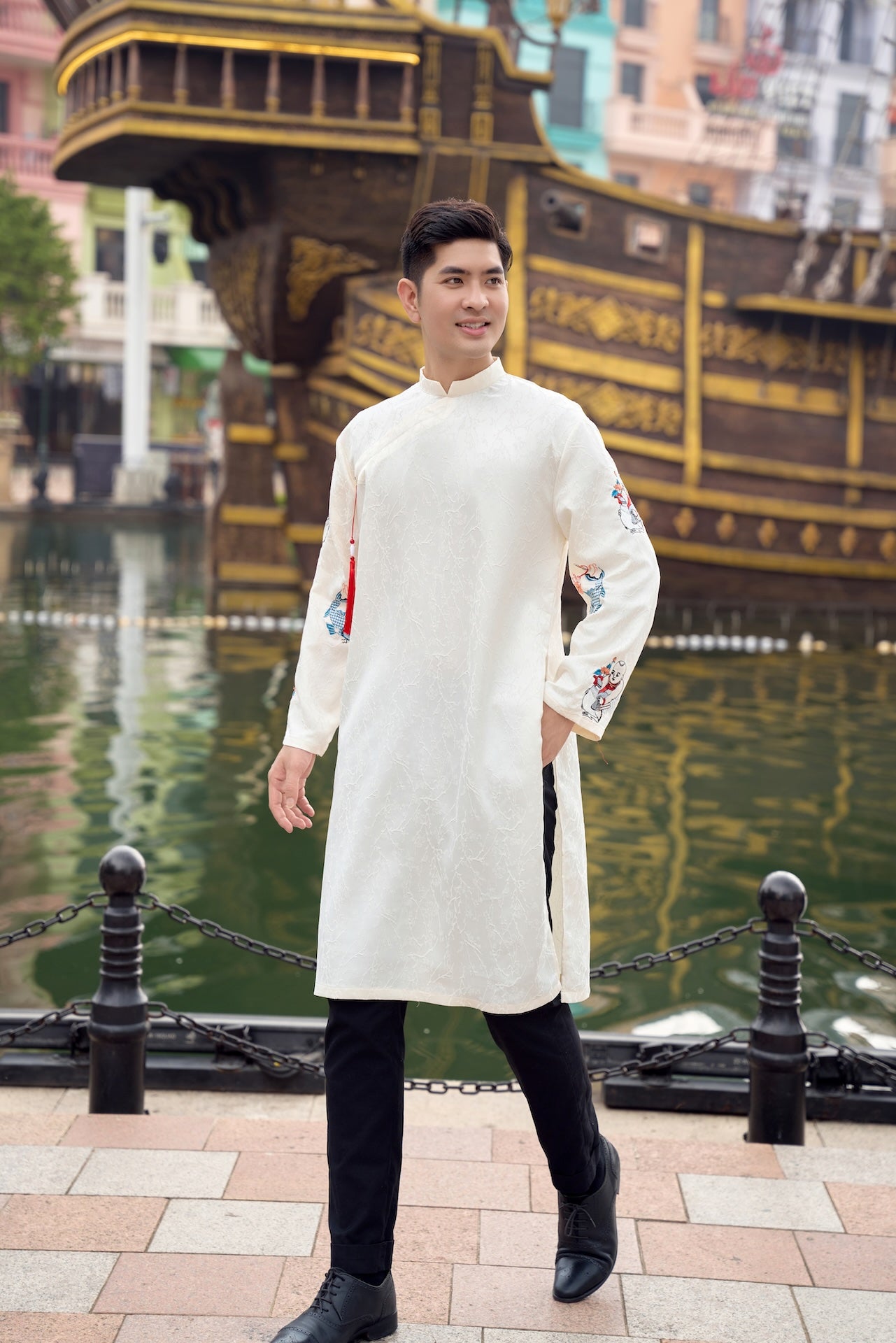 Áo Dài Gia Đình An Khang - M03