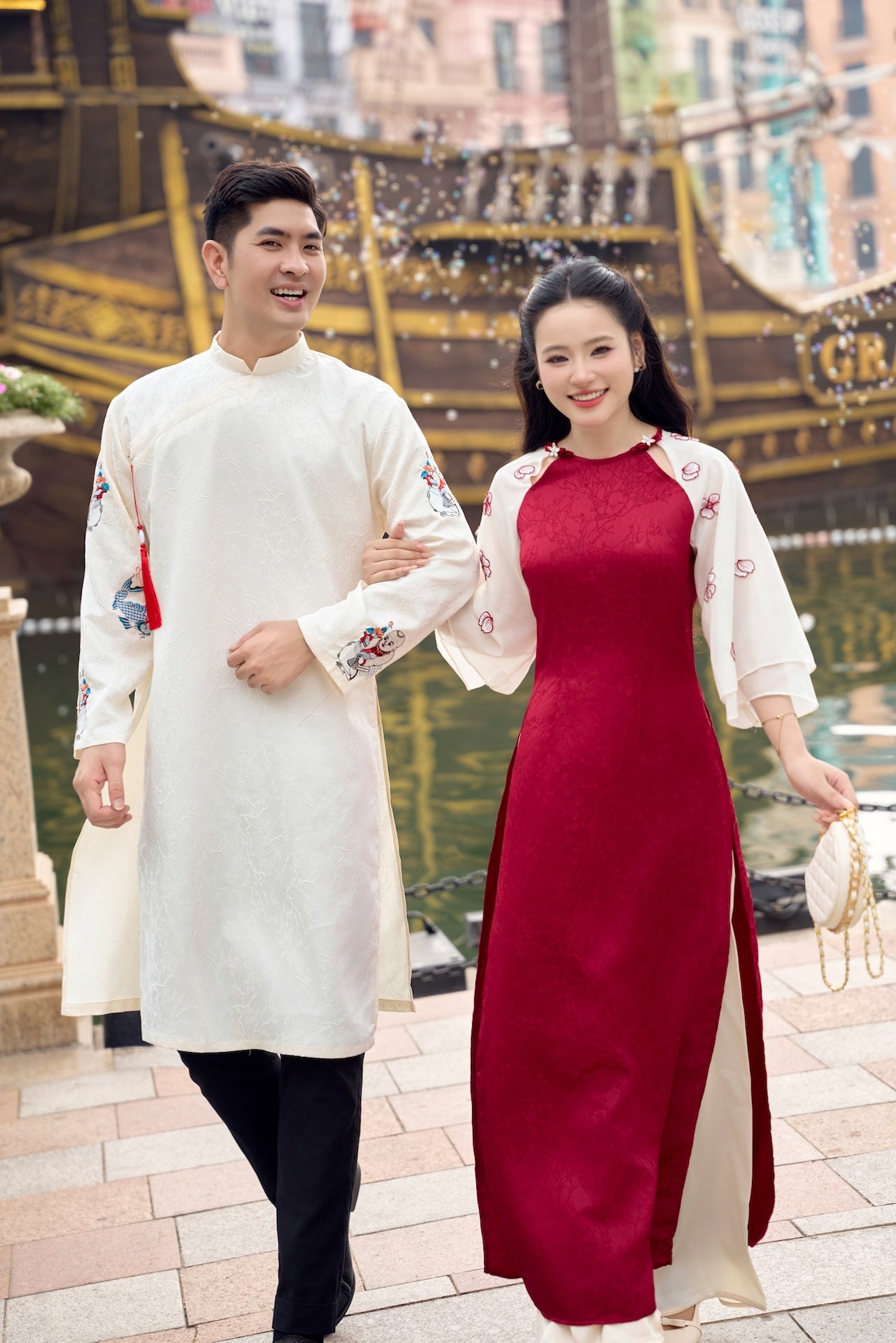 Áo Dài Gia Đình An Khang - M03