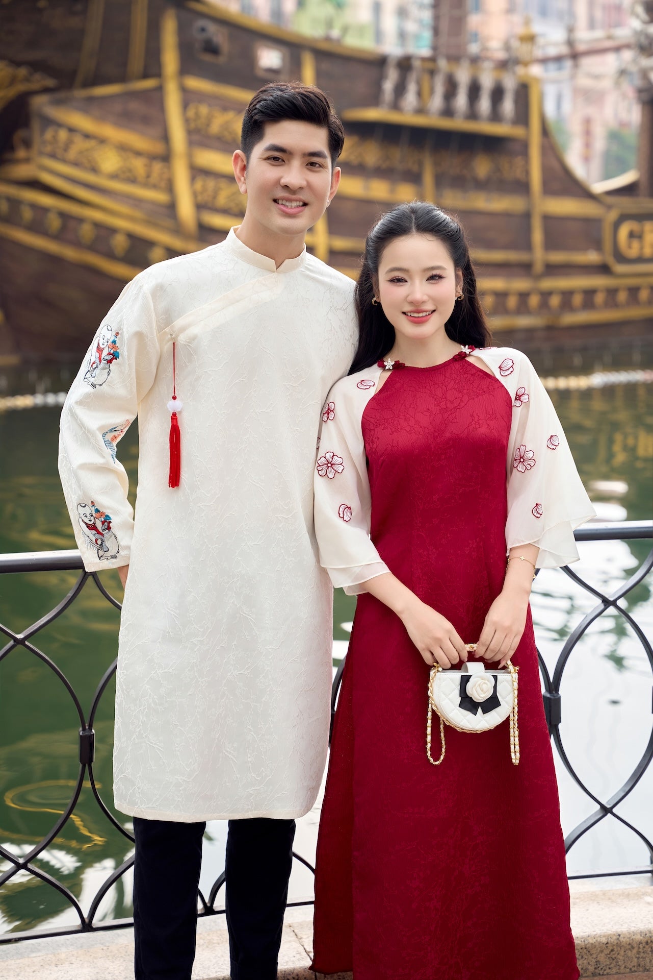 Áo Dài Gia Đình An Khang - M03