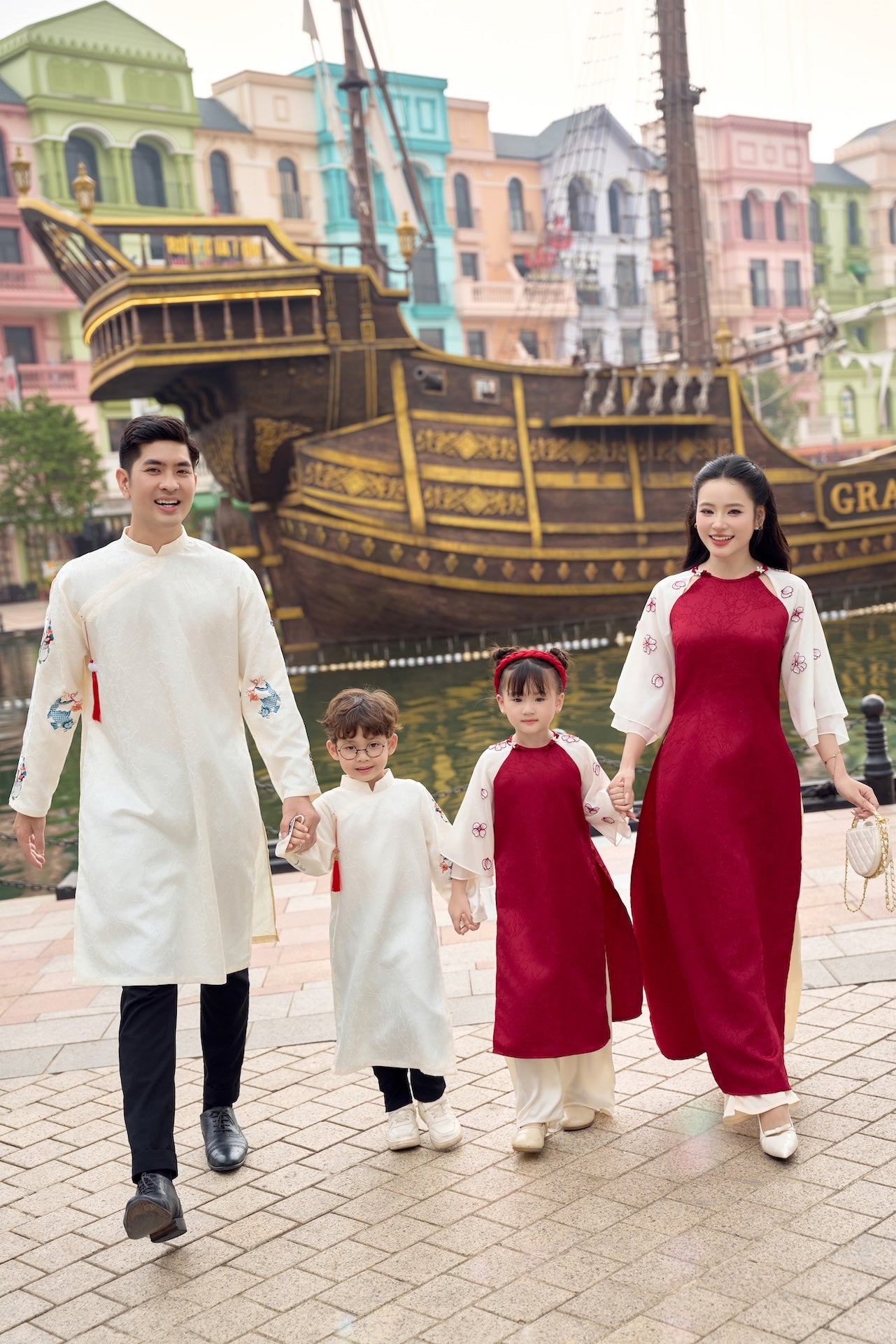 Áo Dài Gia Đình An Khang - M03