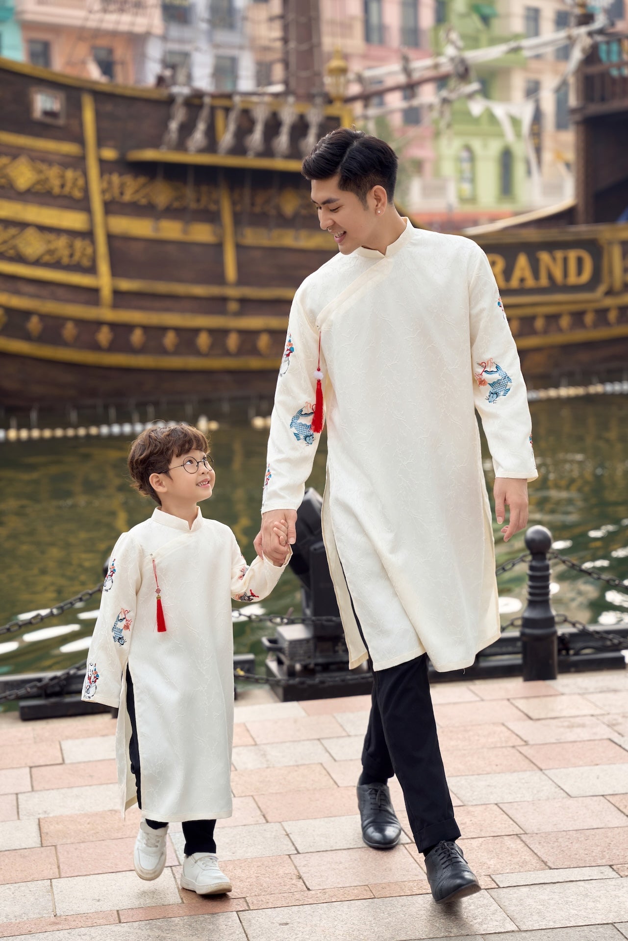 Áo Dài Gia Đình An Khang - M03