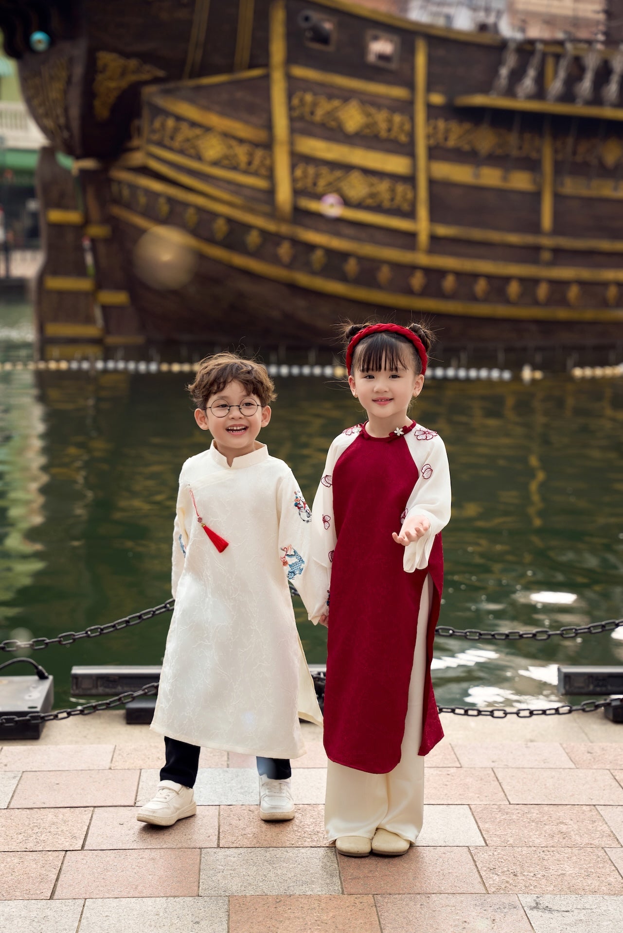 Áo Dài Gia Đình An Khang - M03