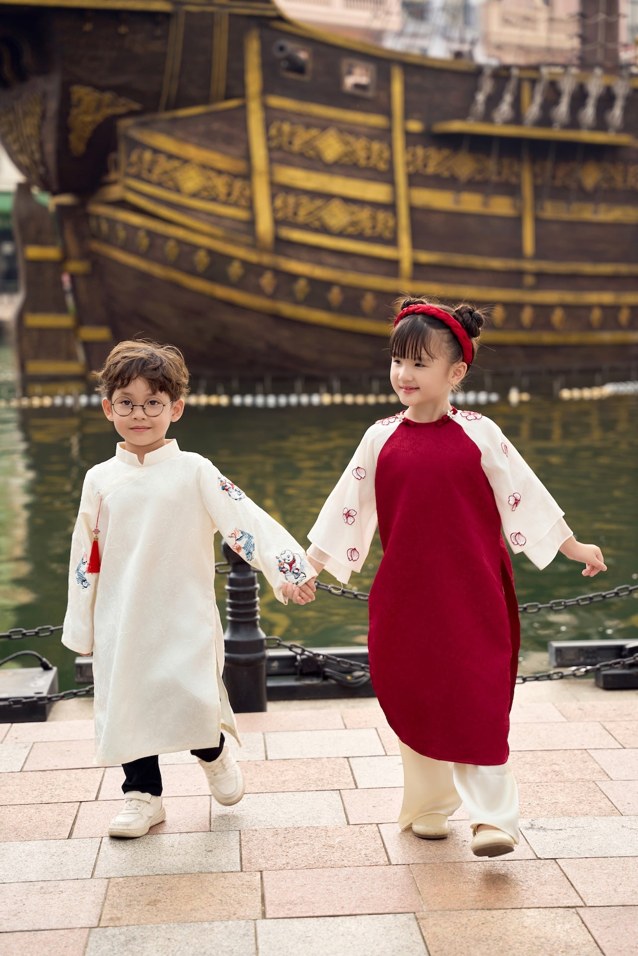 Áo Dài Gia Đình An Khang - M03