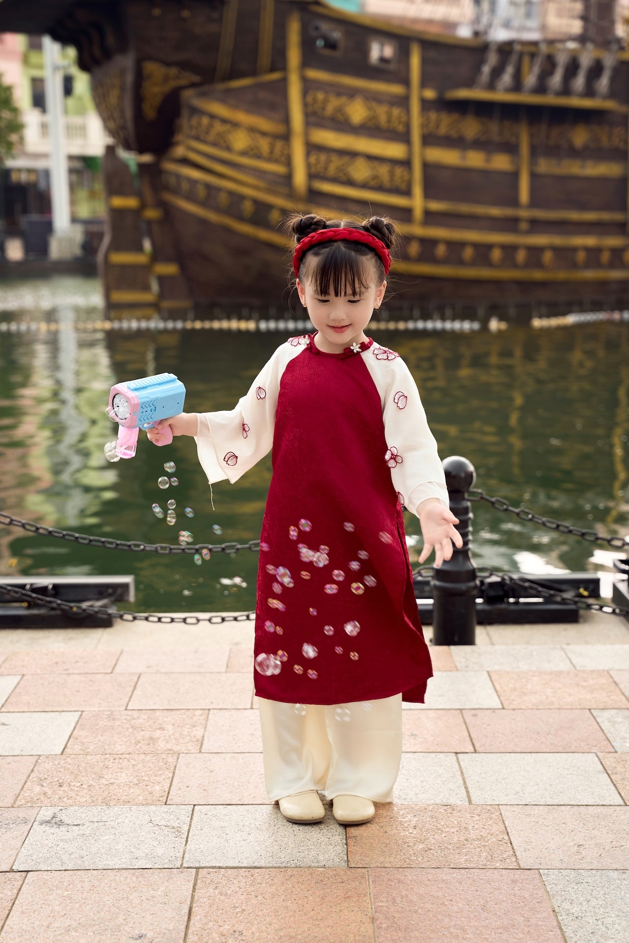 Áo Dài Gia Đình An Khang - M03