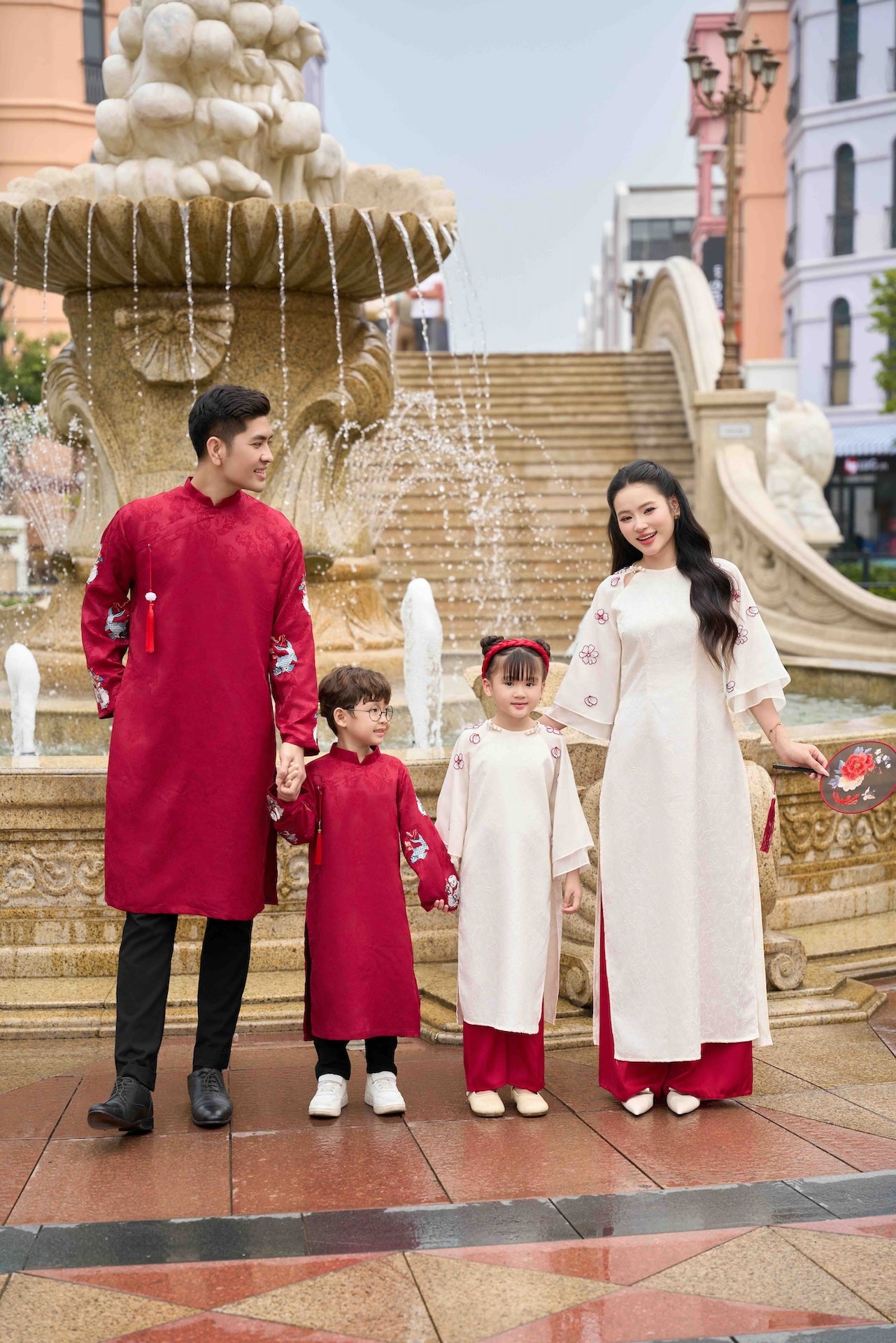 Áo Dài Gia Đình An Khang - M02