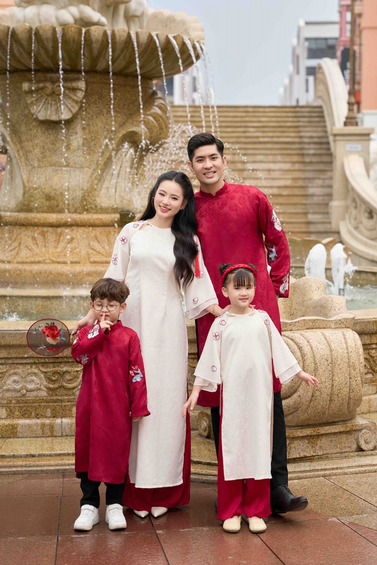 Áo Dài Gia Đình An Khang - M02