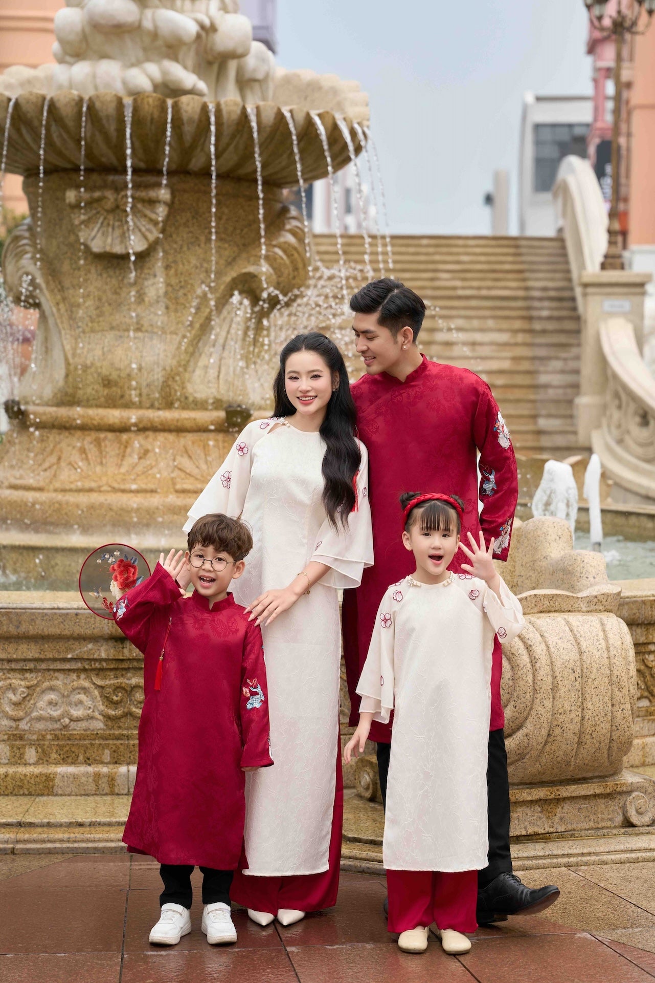 Áo Dài Gia Đình An Khang - M02