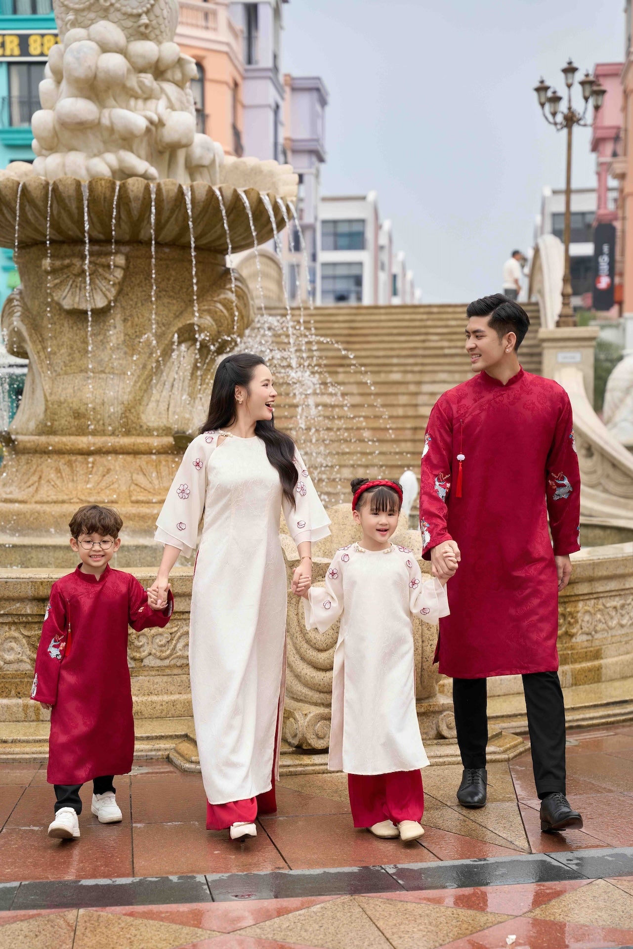 Áo Dài Gia Đình An Khang - M02