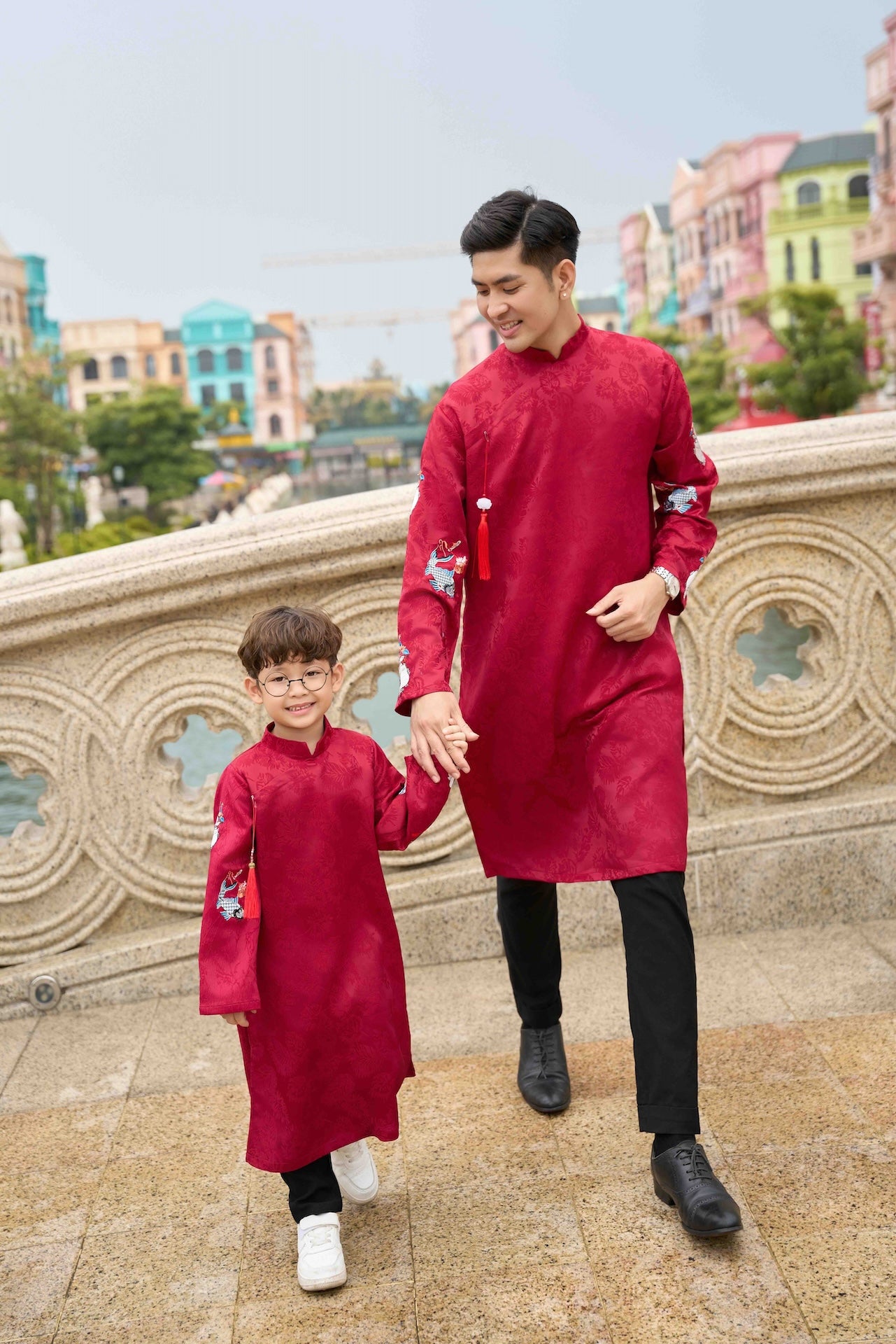 Áo Dài Gia Đình An Khang - M02