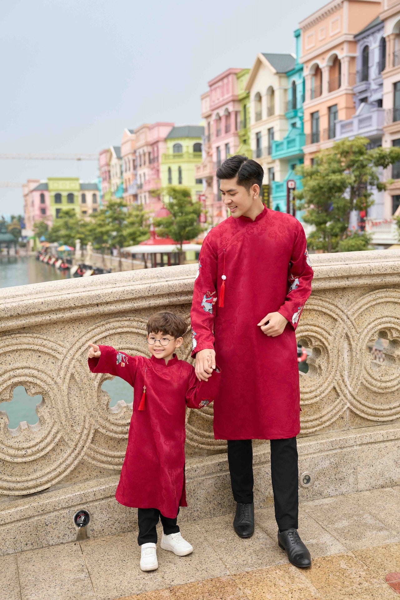 Áo Dài Gia Đình An Khang - M02