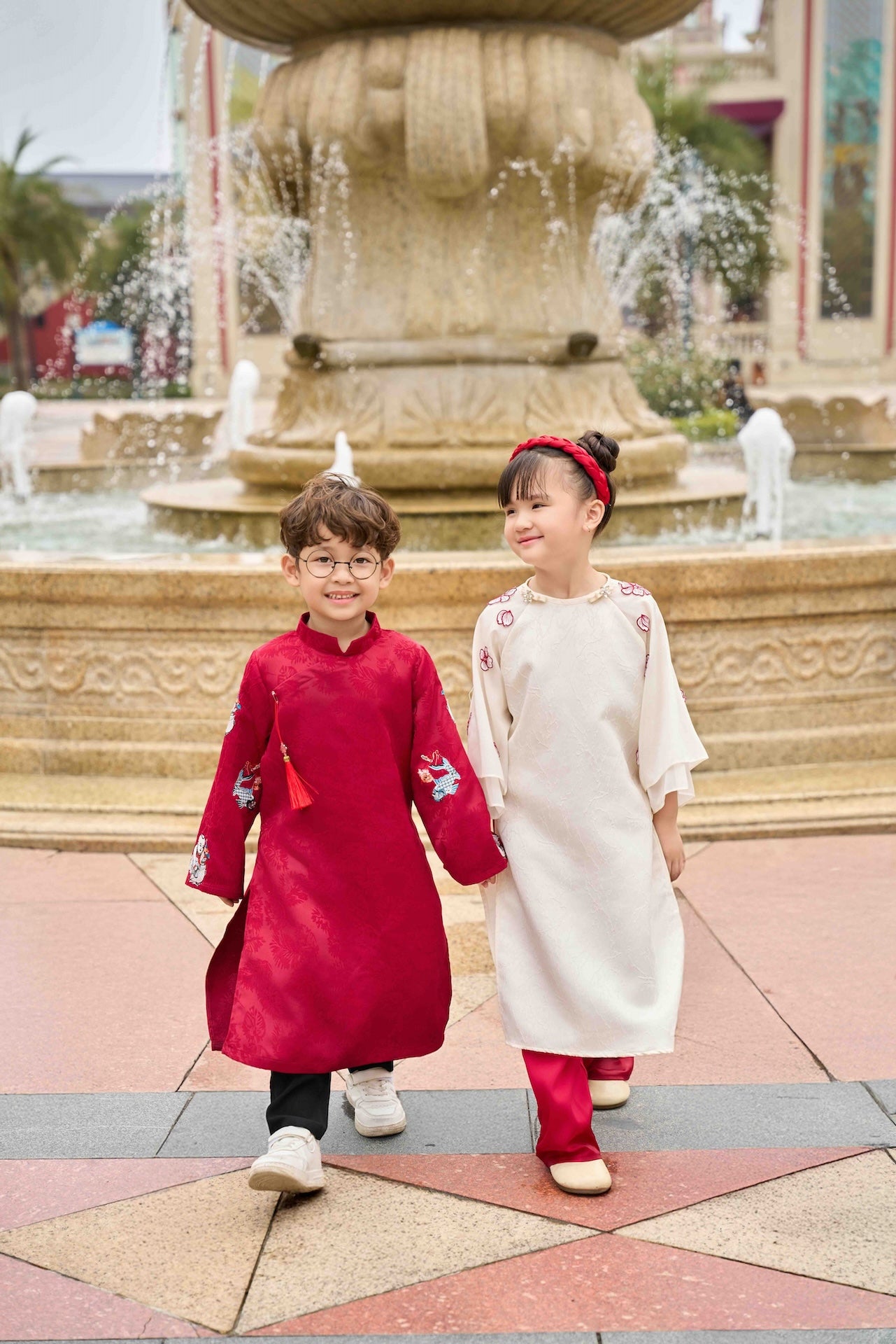 Áo Dài Gia Đình An Khang - M02