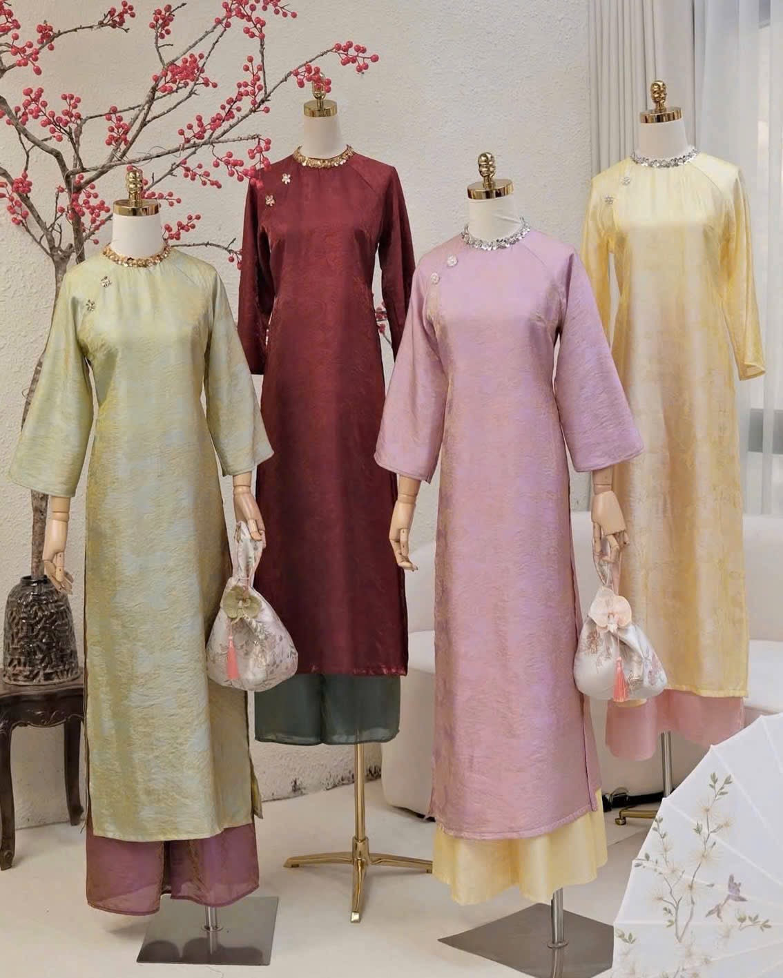 Áo Dài Vân Anh ( 4 màu)